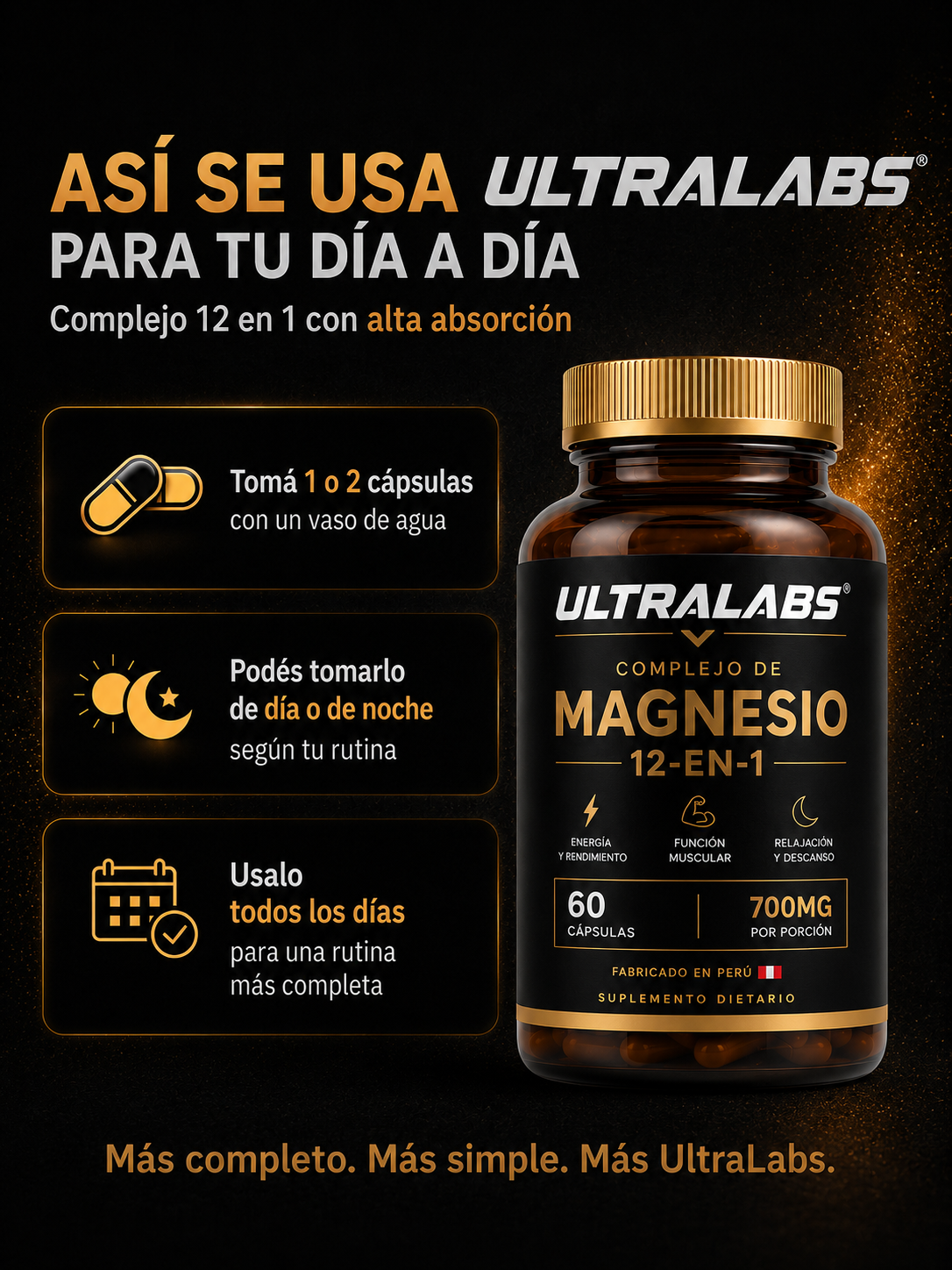 Complejo de Magnesio 12 en 1 - UltraLabs®