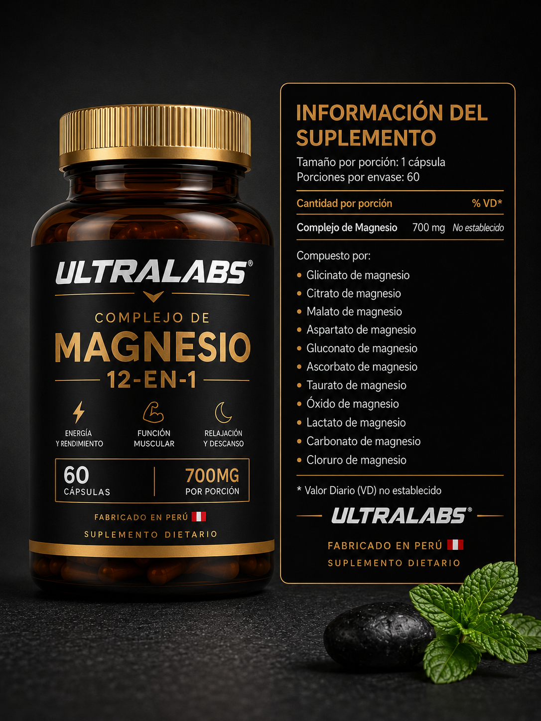 Complejo de Magnesio 12 en 1 - UltraLabs®