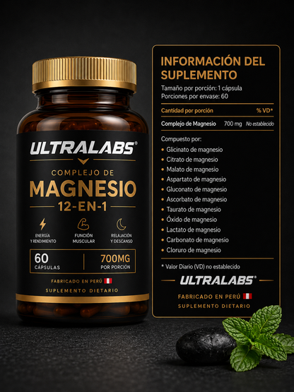 Complejo de Magnesio 12 en 1 - UltraLabs®